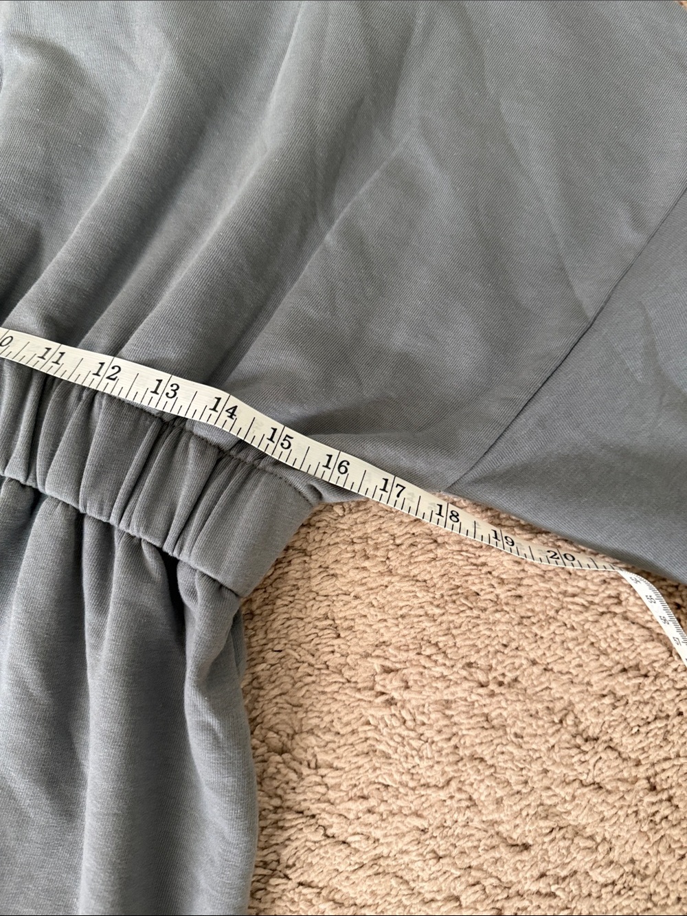NWT Nordstrom Topshop Zip Collar Cinched Waist Dress Gray NWT Size 8 - Picture 8 of 9